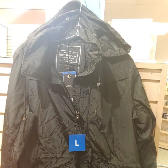 Lucky Brand Womens Rain Jacket Coat Parka Windbrea - Picture 5 of 10